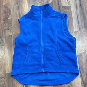 Women's Blue Fleece Vest